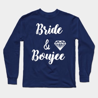 Bachelorette Party Squad - Bach Boozy Boozie Bride & Boujee Long Sleeve T-Shirt